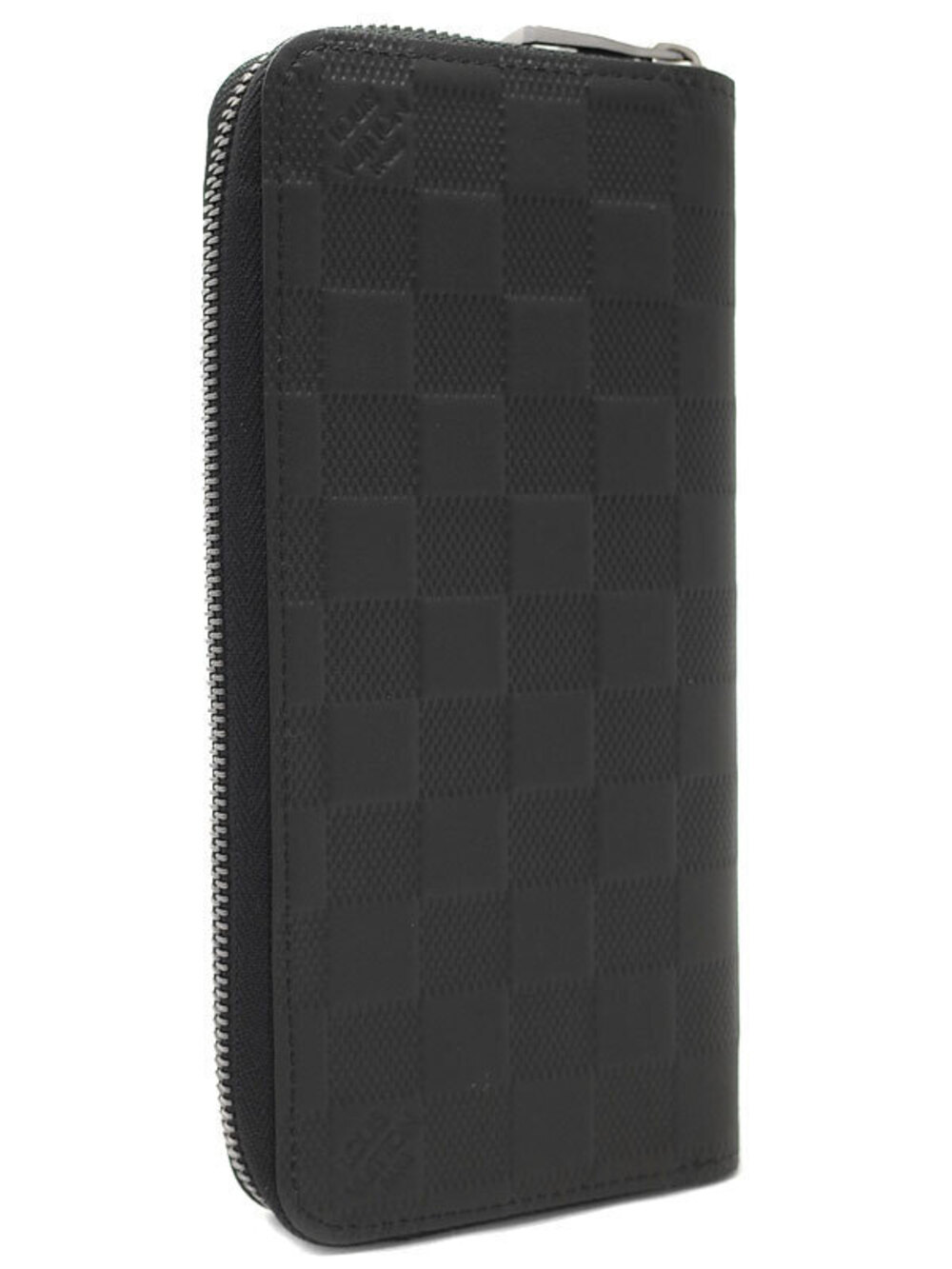 Louis Vuitton Wallet Vertical Zipper Long Zippy Round Damier Infini